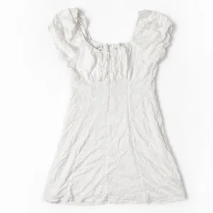 LA Hearts White Puff Sleeve Milkmaid Mini Dress Coquette Cottagecore XL thumbnail 2