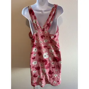 Vintage Oscar de la Renta Pink‎ Label Chemise Nightgown XL Pink Floral Slip thumbnail 4