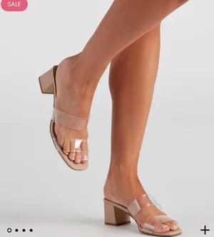 Windsor Clear Strap Heel Sandals thumbnail 1