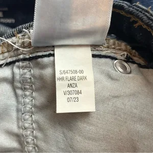 Old Navy Higher High Rise Flare Womens Size 0 / 24‎ Waist Blue Denim Jean NEW thumbnail 5