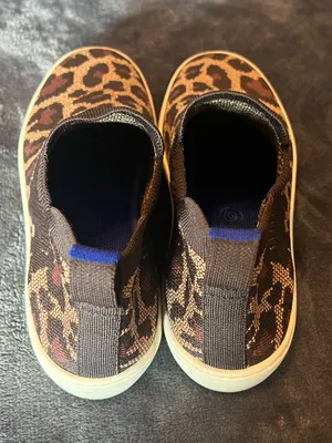 Rothy’s Chelsea Sneaker Boot Bootie Wildcat Leopard 8.5 Retired thumbnail 3