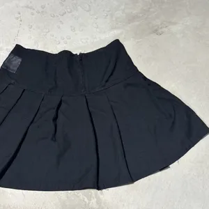 Royal Bones Black Chain Pleated Mini Skirt Punk Goth Y2K Emo Grunge Alt SZ M thumbnail 9