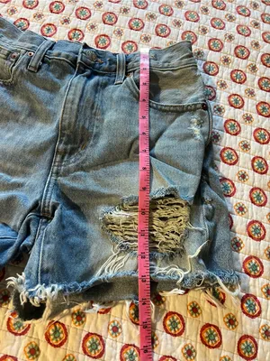EUC Madewell Relaxed Mid-Length Denim Shorts size 25 thumbnail 6