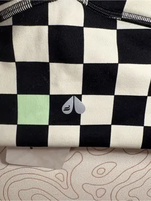 Fabletics Motion365 Checkered 6” Biker Shorts Size Small thumbnail 6