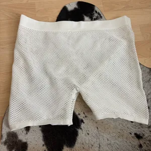 SKIMS White Marble Perforated Seamless Shorts Coverup Size‎ 3X thumbnail 5