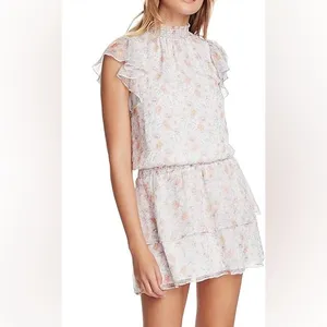 1. State Floral Layered Mini Dress thumbnail 2