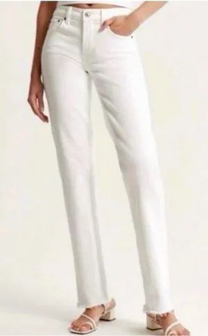 Abercrombie & Fitch The 90’s Straight Mid Rise 0 L thumbnail 1