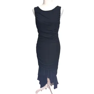 NWT ZESICA Women's L 2026 Ruched Bodycon‎ Dress Mermaid Cocktail Wedding LBD thumbnail 2
