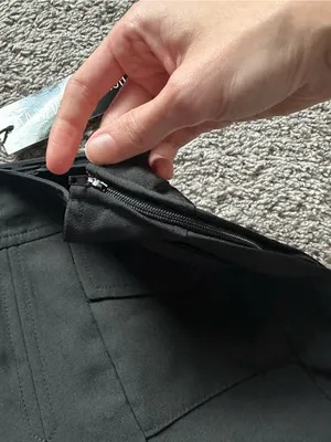 Dolls Kill Black Pleated Mini Skirt with Cargo Flap Pockets thumbnail 6