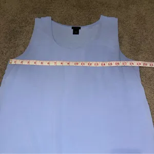 Ann Taylor Factory Light Blue Tank Top thumbnail 7