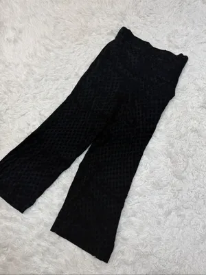 Madewell black polka dot pants size small thumbnail 1