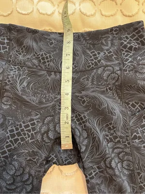 Lululemon Speed Up Crop 21" Nouveau Mach Blue Black Legging size 2 thumbnail 9
