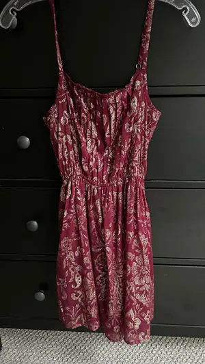 Floral Spaghetti Strap Mini Dress thumbnail 1
