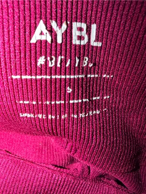AYBL Balance Seamless Leggings Dark Red size S Workout thumbnail 4