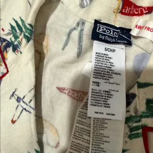 Polo Ralph Lauren Madison PJ Set Traveler Ski Print Size Small thumbnail 7