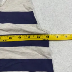 Lululemon Cool Racerback Tank Top Striped Gray Navy Women’s Size XS/S thumbnail 4