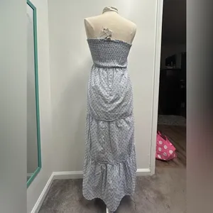 Sim & Sam Strapless Sundress with Tiered Skirt. Cottagecore, Fairy thumbnail 2