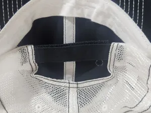 DIstrict Black and White Fly Louisiana Trucker Baseball Hat One Size thumbnail 4