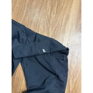 Fabletics Womens Black High Waisted Mesh Panel Pocket Leggings Activewear Sz Med thumbnail 5
