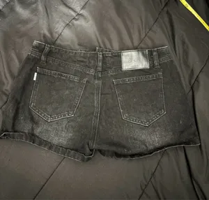 Amethysta Denim Skort Black PRINCESS POLLY thumbnail 3