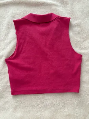 Hot Pink Crop Tank Aritzia Sunday Best Honor XS thumbnail 2