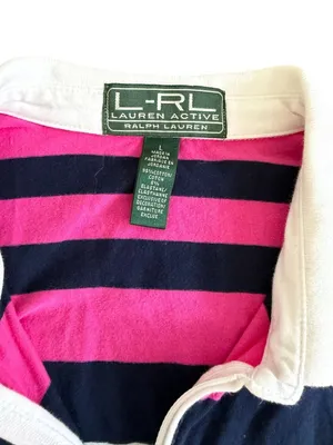 LAUREN RALPH LAUREN Striped Active Tank Top Size Large thumbnail 3