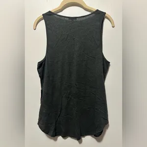 Express Black and Silver Sequin Tank Top thumbnail 2
