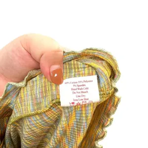 Lisa Says Gah Lotta Long Sleeve Ribbed Space Dye‎ Minidress In Honeydew Size XS thumbnail 14