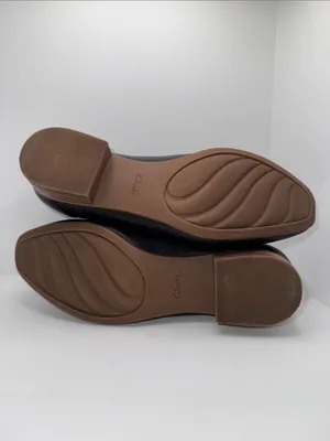 Clarks Juliet Aster‎ Loafers Black Leather Slip On Shoes Women’s 5.5 thumbnail 8