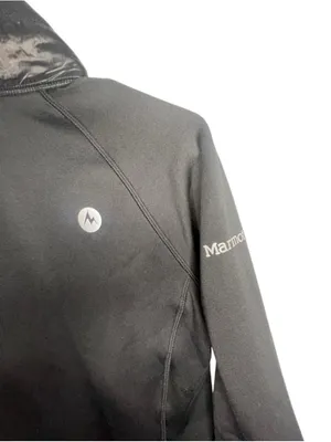 Marmot Black Hybrid Zip Up Lightweight Quilted Stretchy Puffer Jacket thumbnail 5