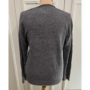 Abercrombie & Fitch Women's Gray Marled Pullover Sweater Size Small Moose Cotton thumbnail 4