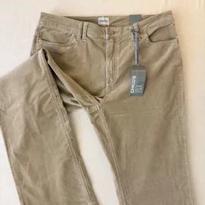 Chico's Vintage Cord Pant Womens 2 (US12/L) Almond Tan Corduroy Straight Leg NWT thumbnail 4