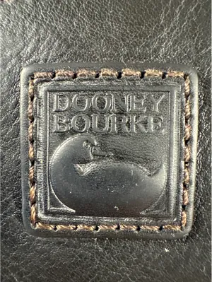 Dooney & Bourke Classic Black Leather Crossbody Bag thumbnail 5