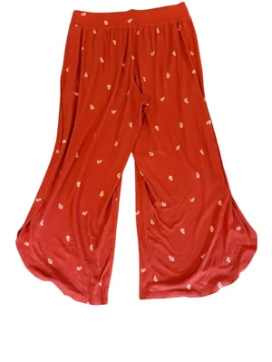 LL Bean Pajama Set Pima Cotton Modal Womens Size Small Petite Floral thumbnail 8