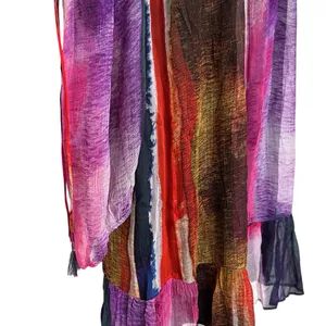 NWT Anthropologie Floreat Zora Dress Sz XS off the shoulder Multicolor thumbnail 9