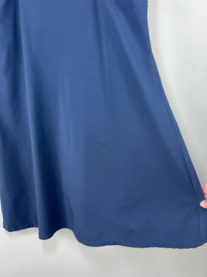 Abercrombie & Fitch Traveler Mini Dress Navy Lined Stretchy Golf Pickleball Sz M thumbnail 11