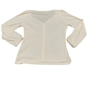 J. CREW cream colored long sleeve top thumbnail 4