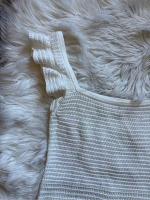 GAP open knit flutter sleeve top thumbnail 4