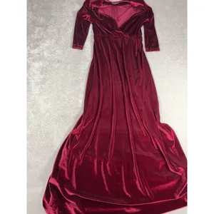 baltic born‎ sofia velvet maxi dress mulberry m thumbnail 3