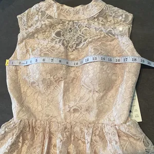 Women’s Short Halter Homecoming Party Dress Open Back Side Zip Size M NWT thumbnail 11