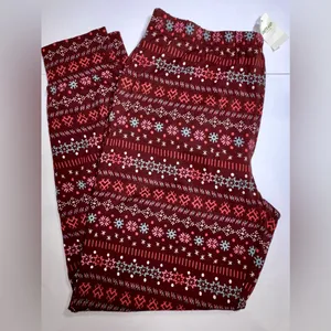 NWT AERIE geometric shapes leggings with‎ cuffed hems - medium thumbnail 2