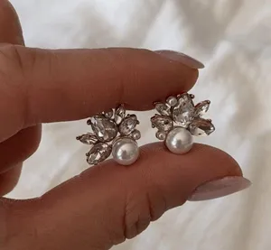 Olive And Piper Mini Bordeaux Studs thumbnail 2