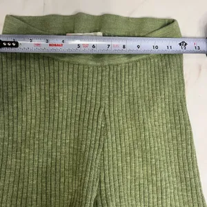 Free People Beach Green Knit pull on short size small thumbnail 7
