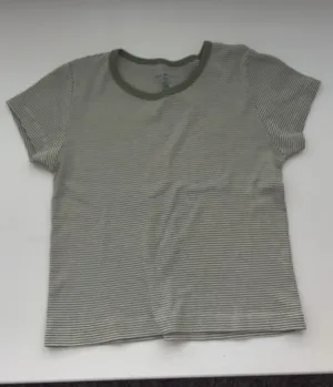Brandy Melville stripe baby tee thumbnail 1