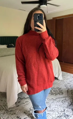 High Neck Oversized Sweater thumbnail 1