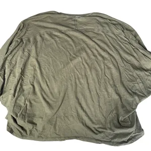 Aerie Oversized Dolman Sleeve Tunic Top Olive Green Women's Size L thumbnail 4