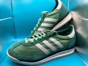 Adidas SL 72 RS Sneakers Green White Women’s NWT Retro Running thumbnail 1