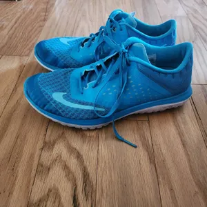 Nike Women's FS Lite‎ Run 2 Lace Up Running Sneaker Shoes Size 7.5 Blue Lagoon thumbnail 2