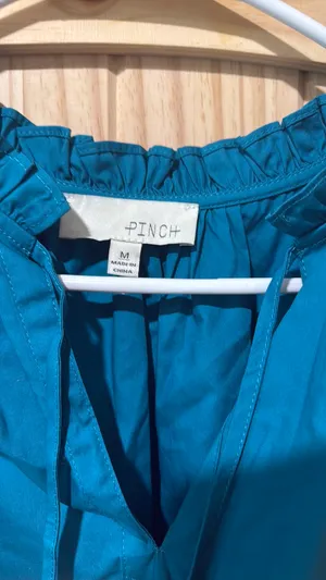 Teal short sleeve shirt Blue Size M thumbnail 2