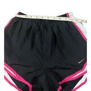 Nike Dri‎ fit womens black pink athletic shorts sz small thumbnail 5